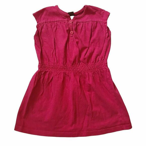 Tea Collection 100% Cotton Pink Dress 12-18M - Picture 1 of 4